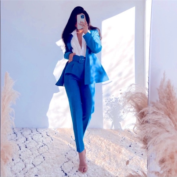 NWT Zara high waisted belted pants - Picture 5 of 16